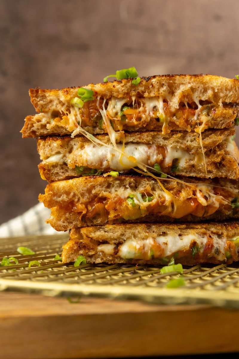 Kimchi grilled cheese