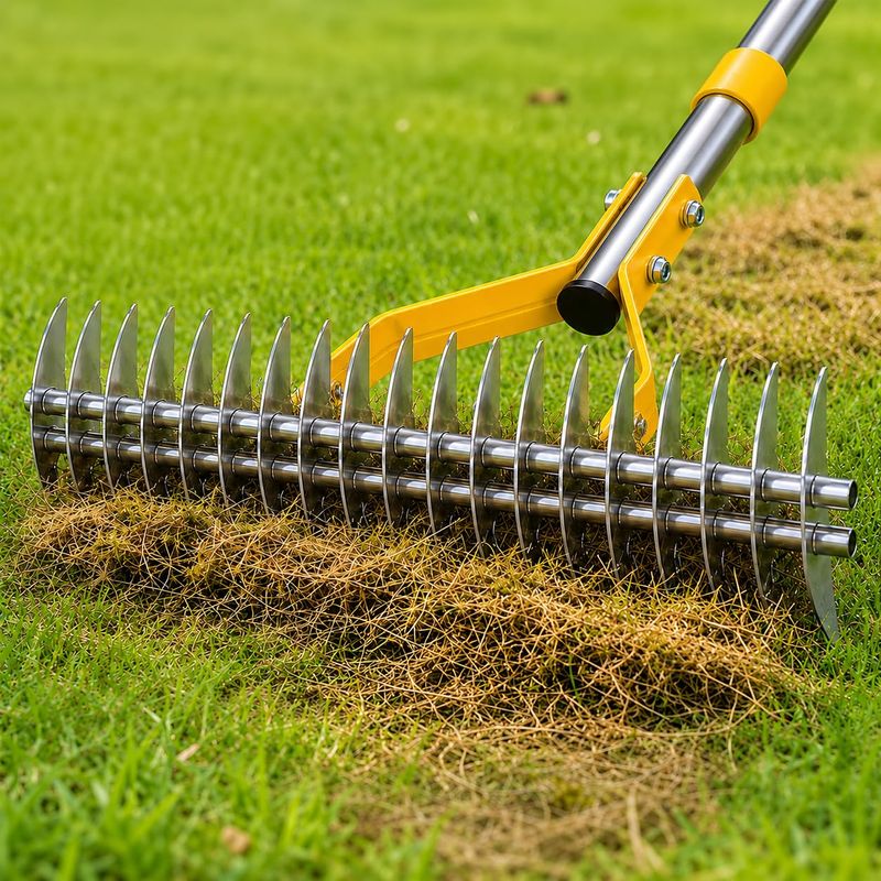 Dethatch with a Sturdy Rake