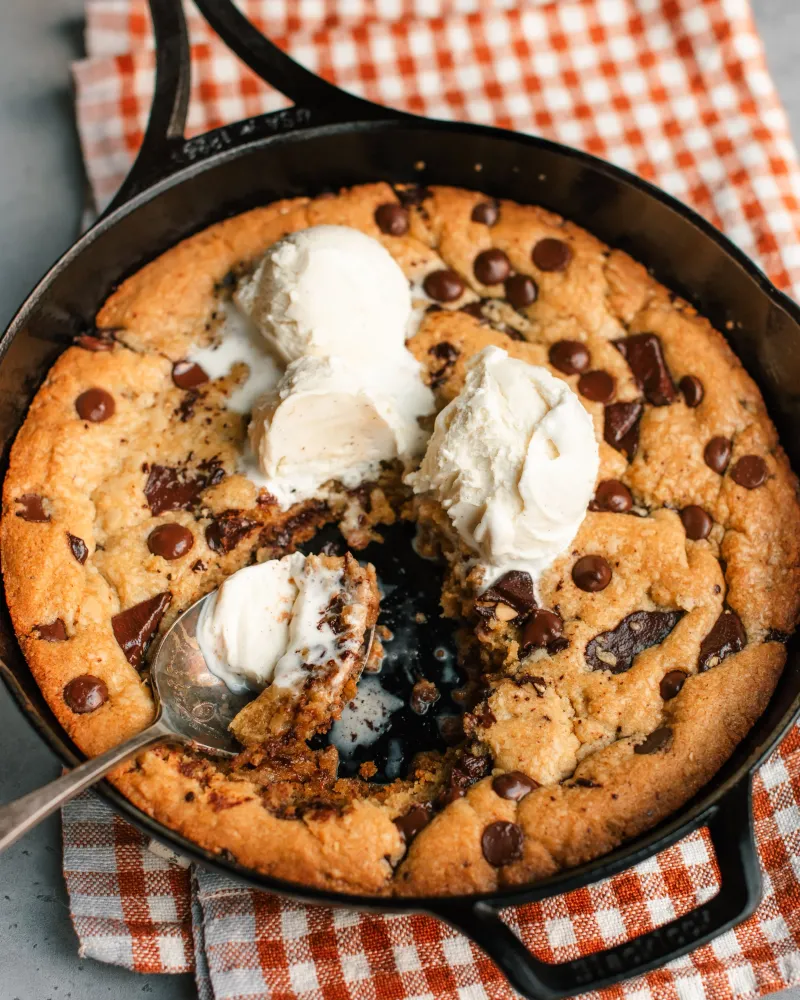 Chocolate Chip Skillet Cookie