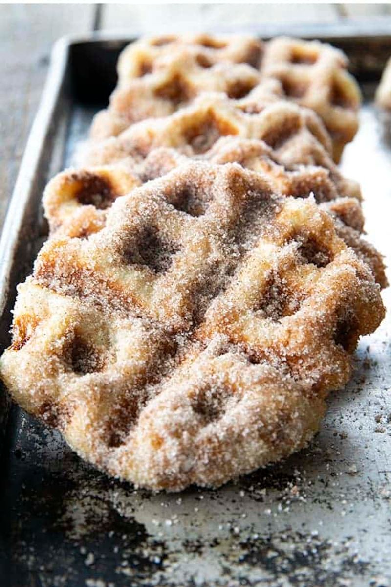 Cinnamon Sugar Churro Waffles