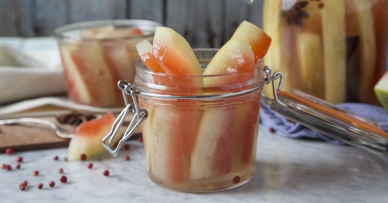 Pickled Watermelon Rind