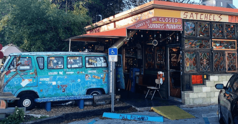 Satchel's Pizza - Gainesville's Artistic Wonderland