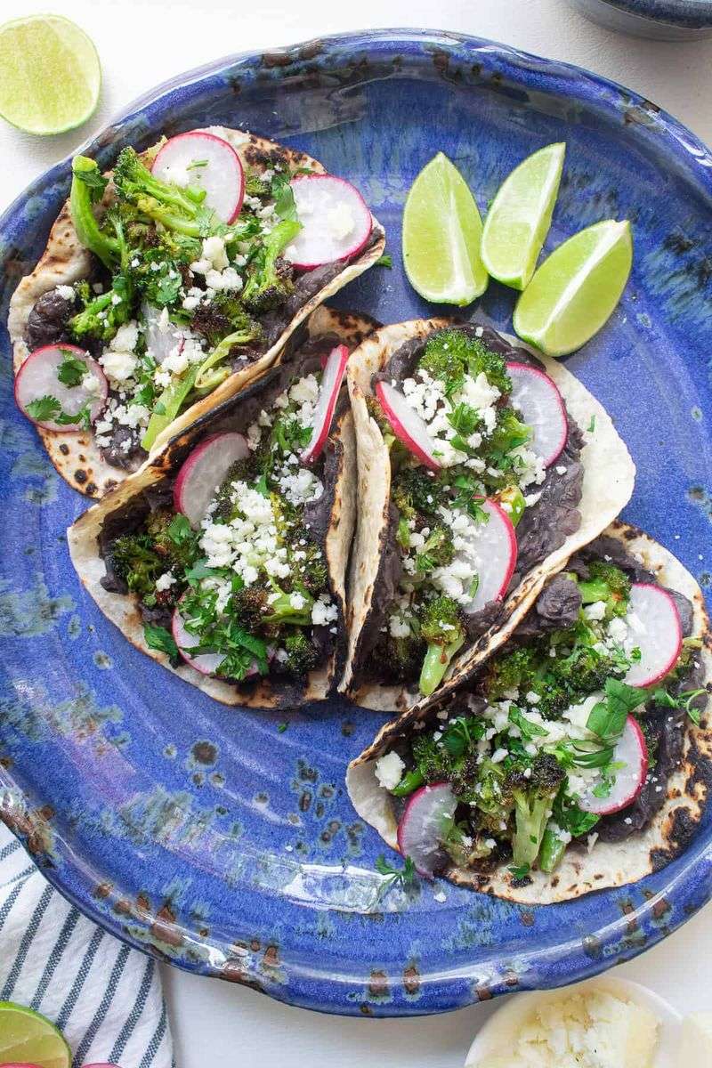 Charred Broccoli Tacos