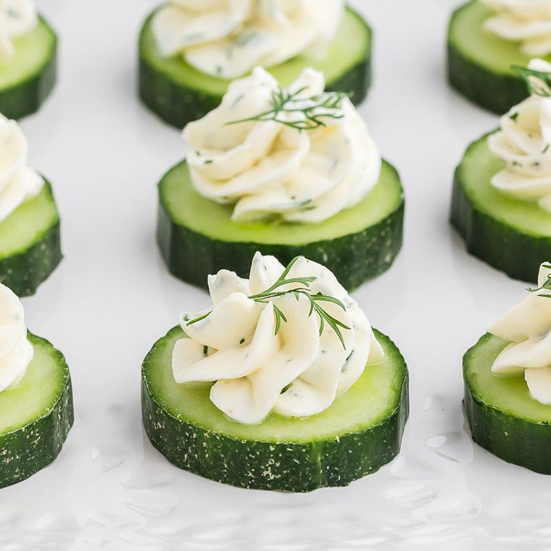 Cucumber Cream Cheese Bites