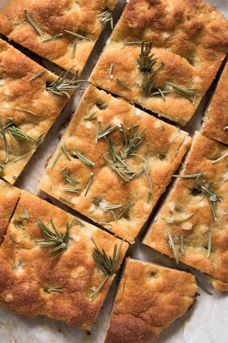 Low-Carb Keto Focaccia with Rosemary and Olives