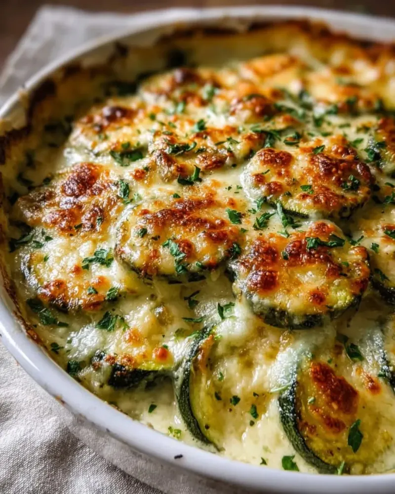 Zucchini Gratin With Gruyere and Thyme