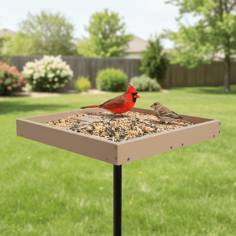 A Sturdy Platform or Hopper Feeder
