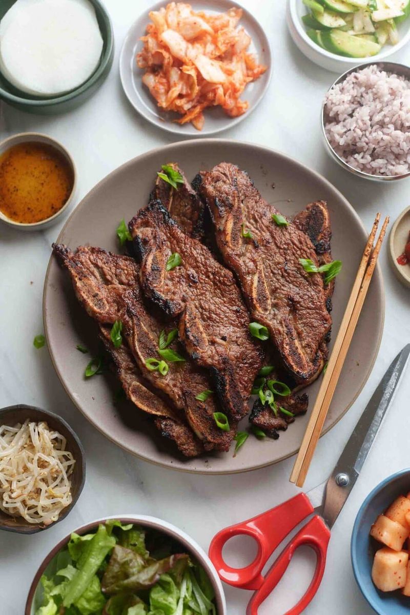 Galbi (Korean BBQ short ribs)
