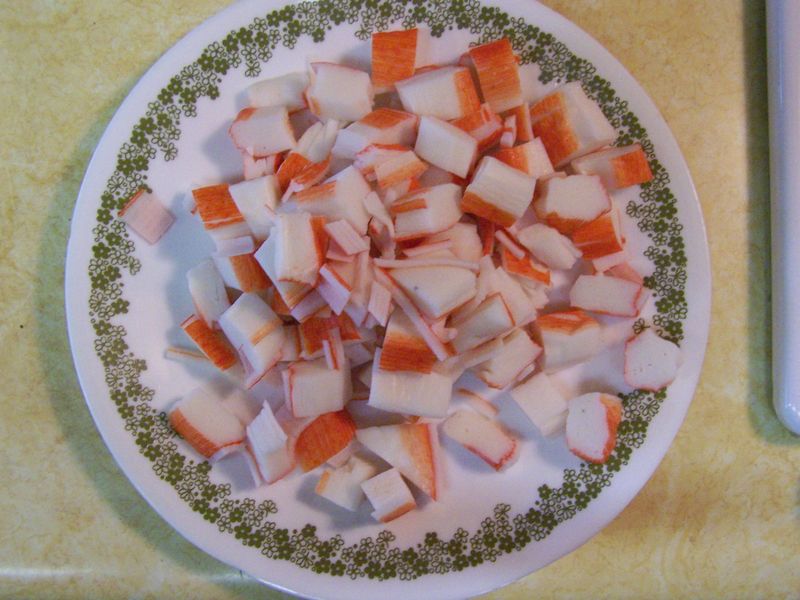 Imitation lobster or lobster bites