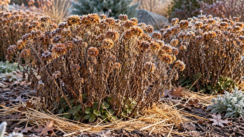Cutting Down Garden Mums
