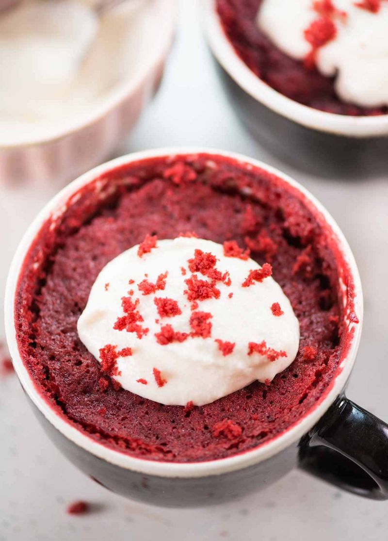 Red Velvet Mug Cake