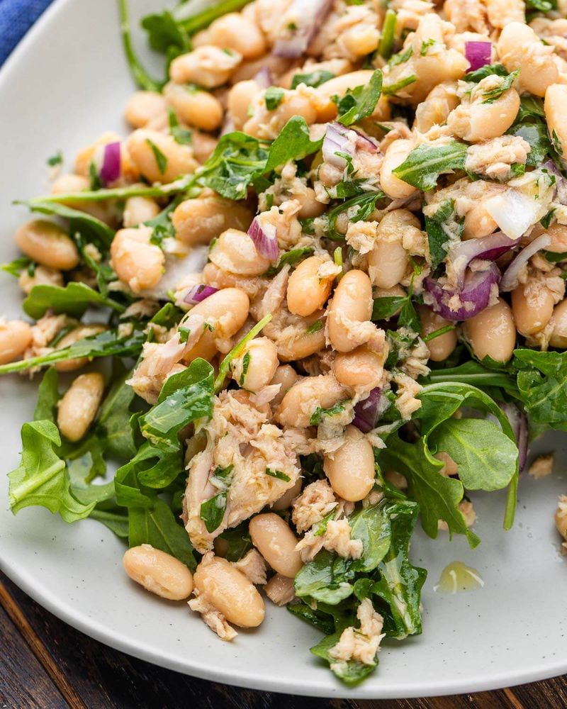 Tuna And White Bean Salad Plate