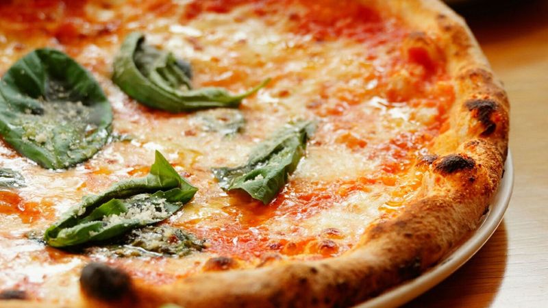 Domino’s: Thin-Crust Veggie Slice + Side Salad