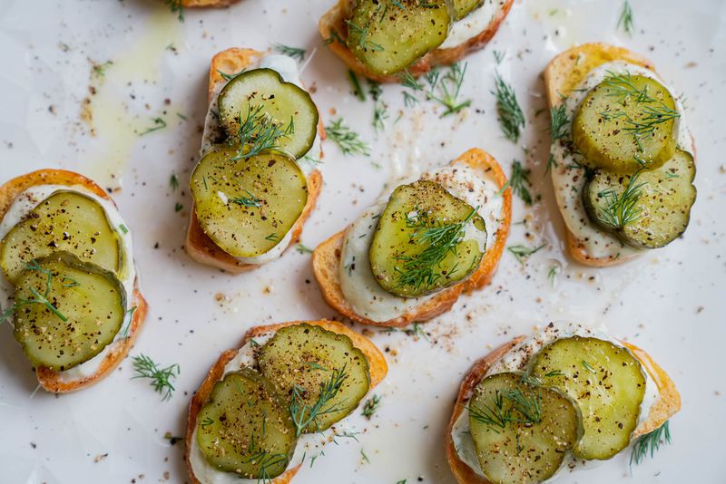 Quick Pickled Cucumber Bites