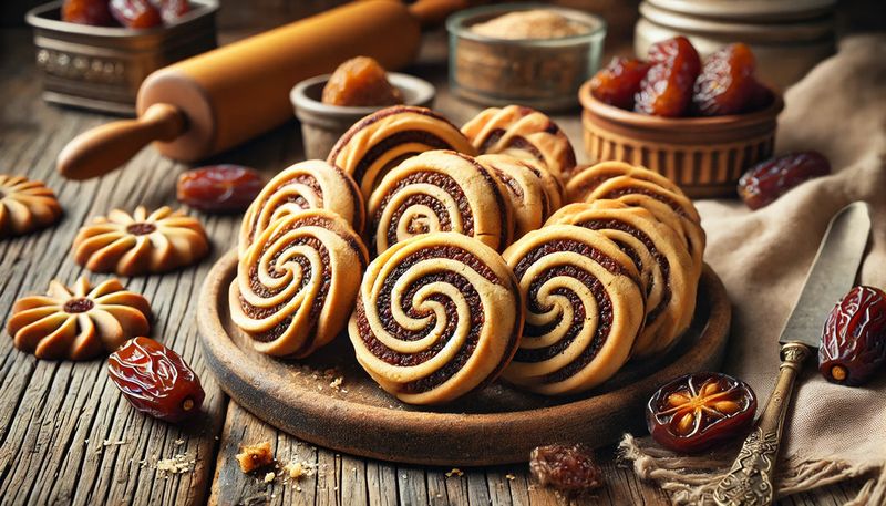 Date Pinwheel Cookies