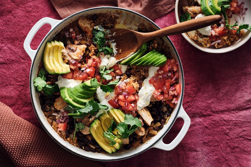 Mexican Chicken & Rice (One Pot)