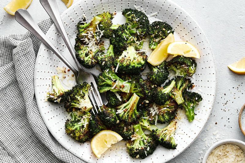 Garlic Parmesan Roasted Broccoli