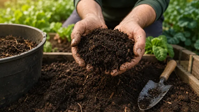 Restore Structure With Finished Organic Matter
