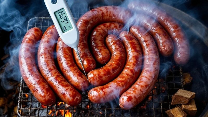 Smoked sausage links