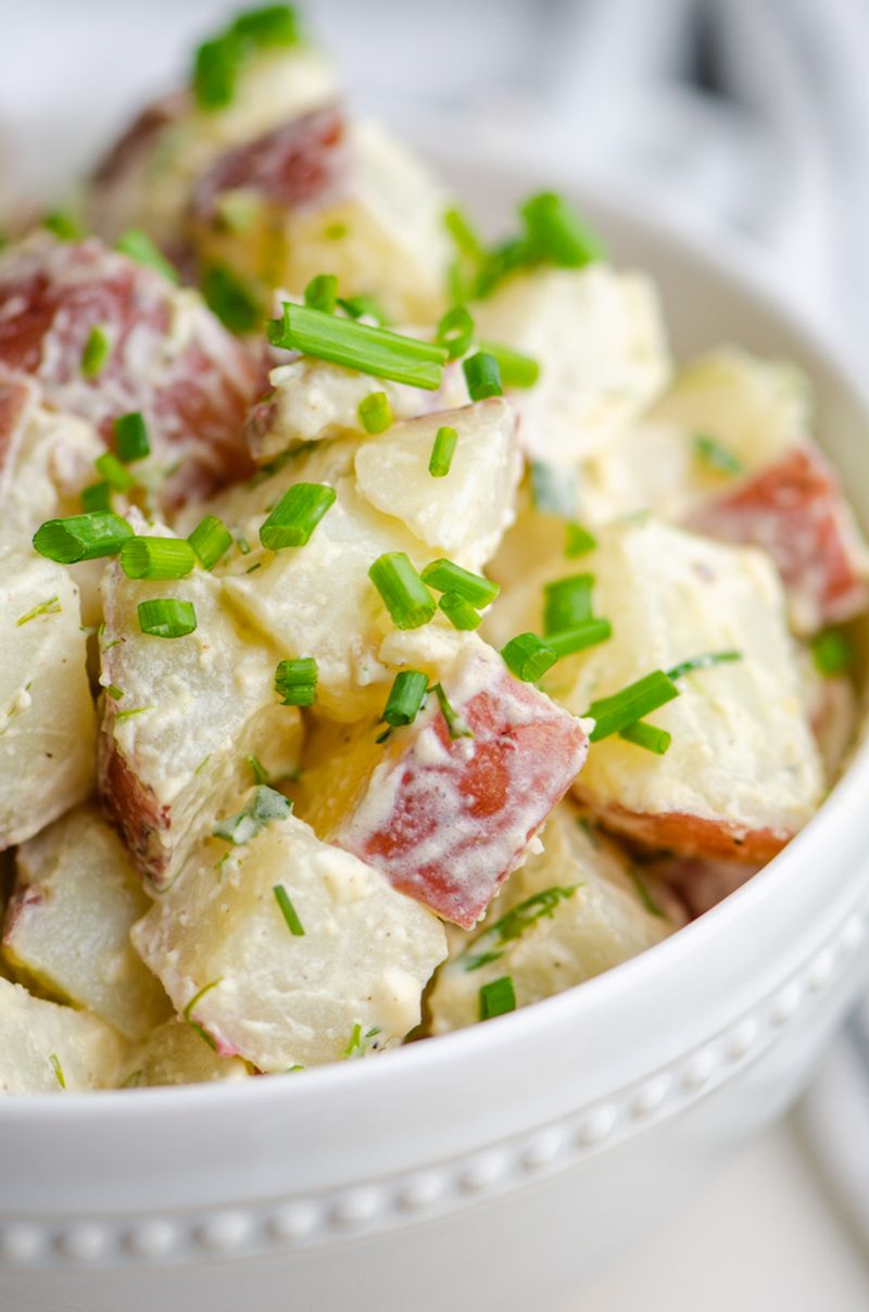 Red Potato Salad With Chives