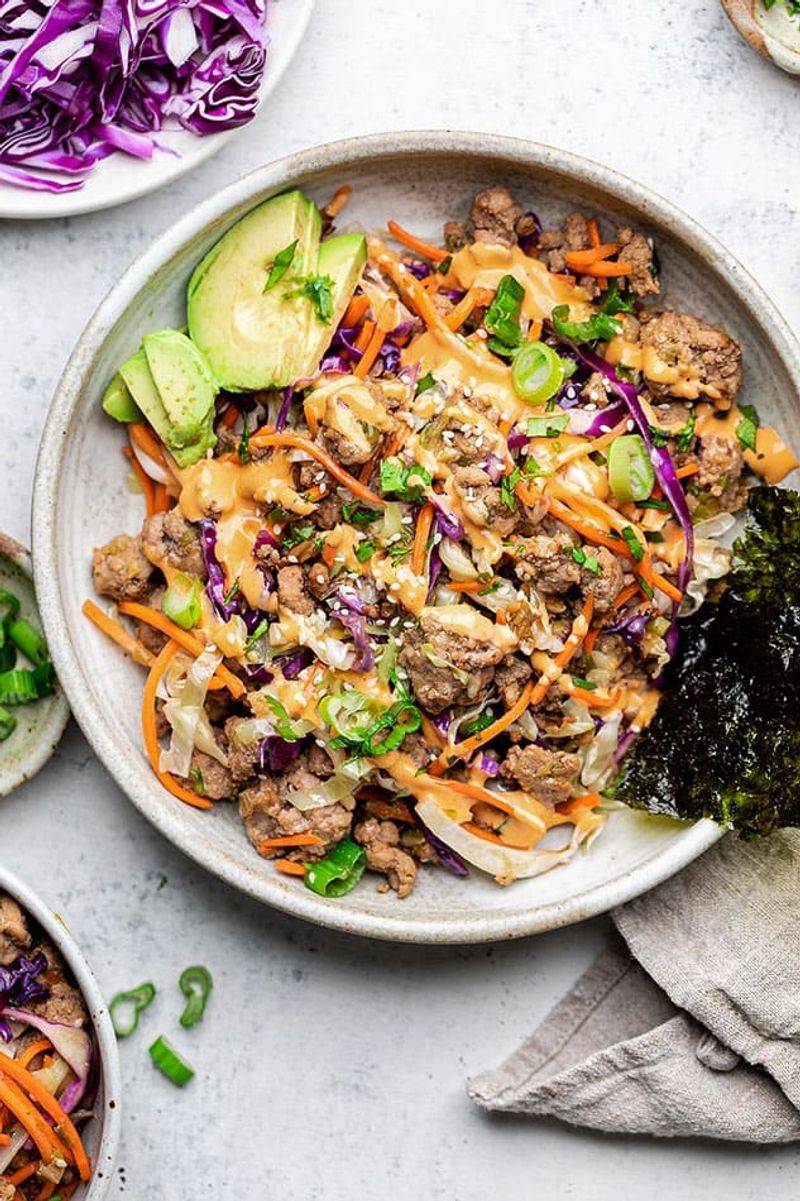 Chicken Egg Roll in a Bowl