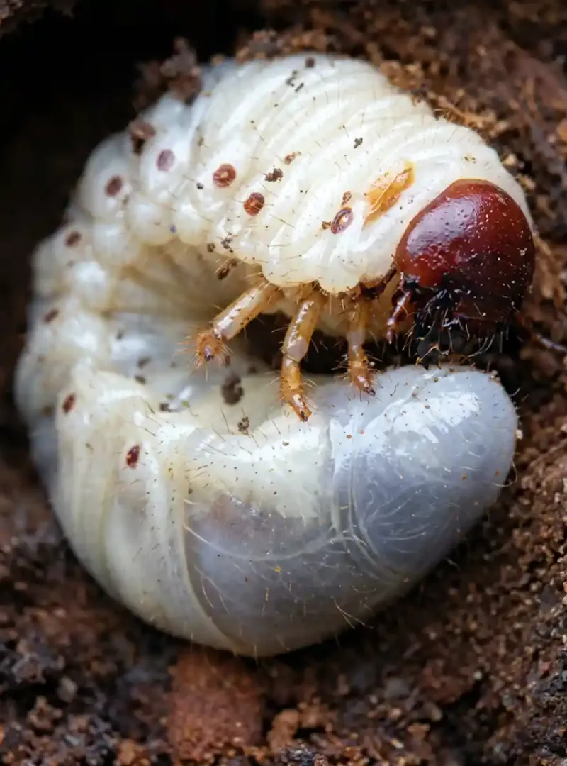 Does a fall tunnel mean grubs are damaging the lawn?