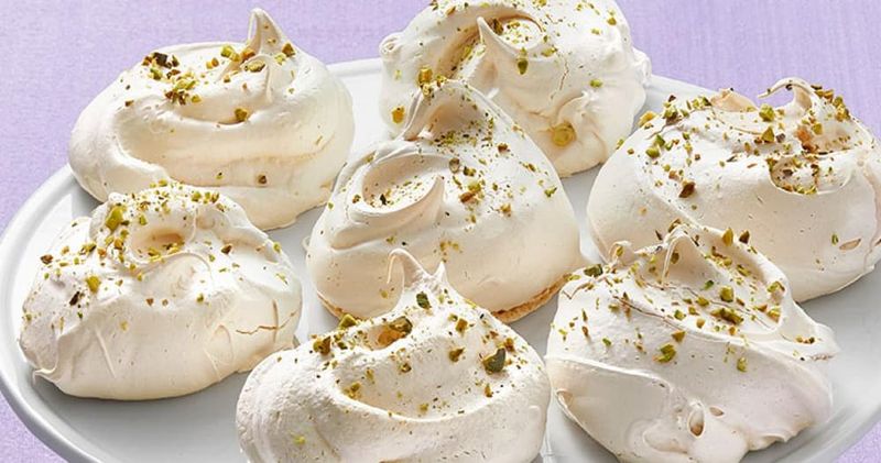 Pistachio Meringues