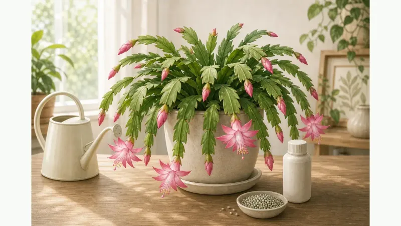Feed active growth without trying to force flowers