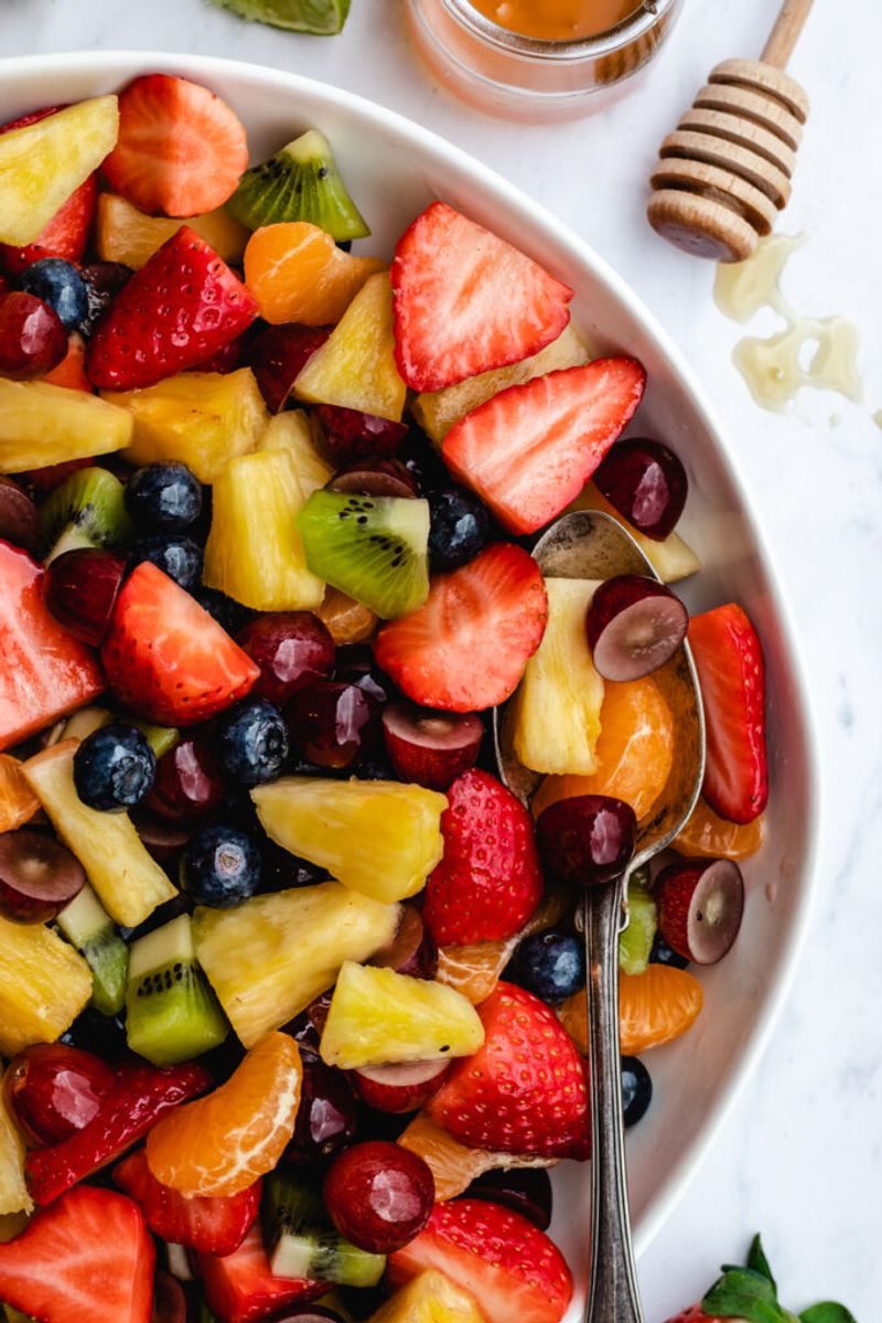 Fruit Salad with Citrus-Honey Dressing