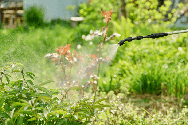 Protect every green plant from spray and drift