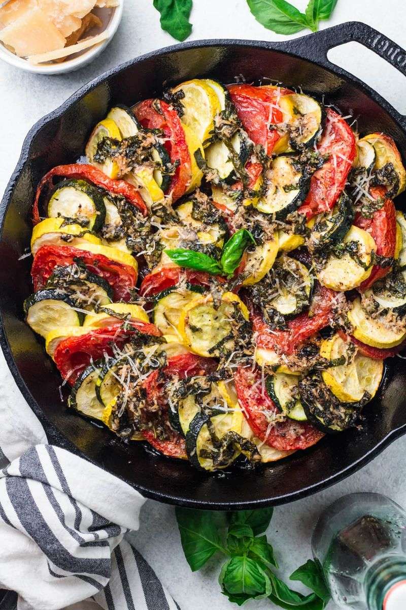 Zucchini Tomato Bake