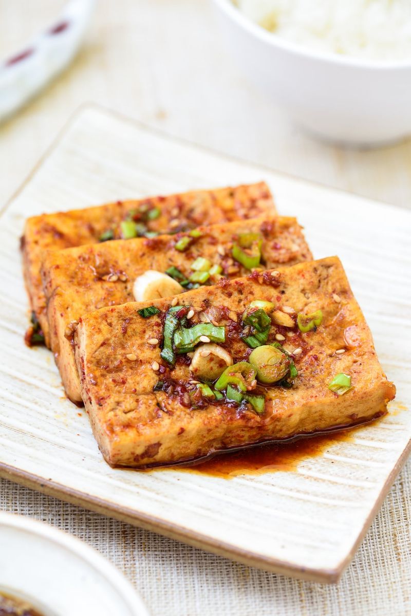 Korean-Style Braised Tofu (Dubu Jorim)