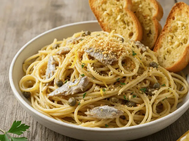 Sardine Lemon Pasta