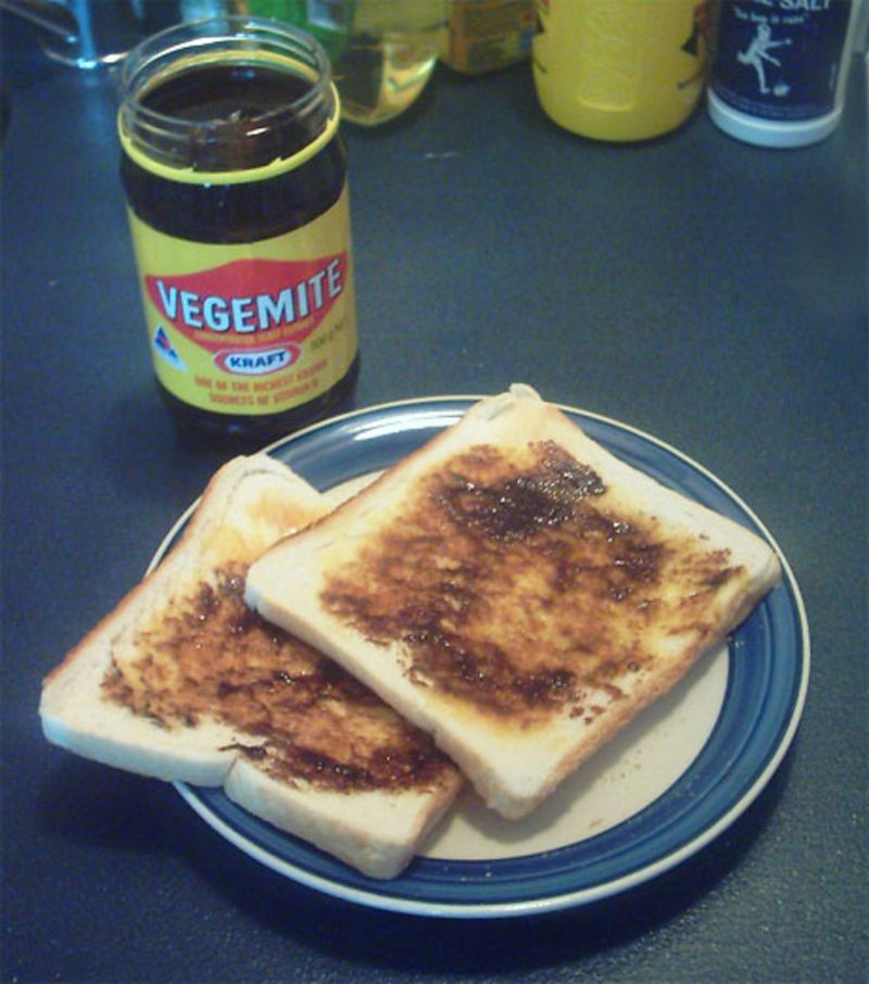 Vegemite or Marmite on toast
