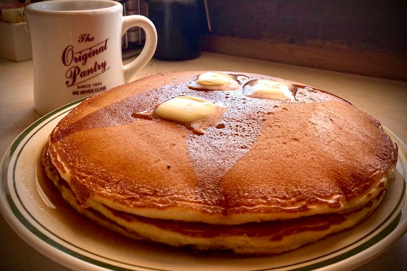 The Original Pantry Cafe, Los Angeles - Massive Pancakes