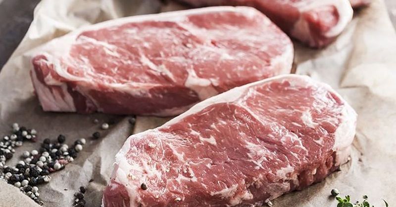Raw Pork Chops and Roasts
