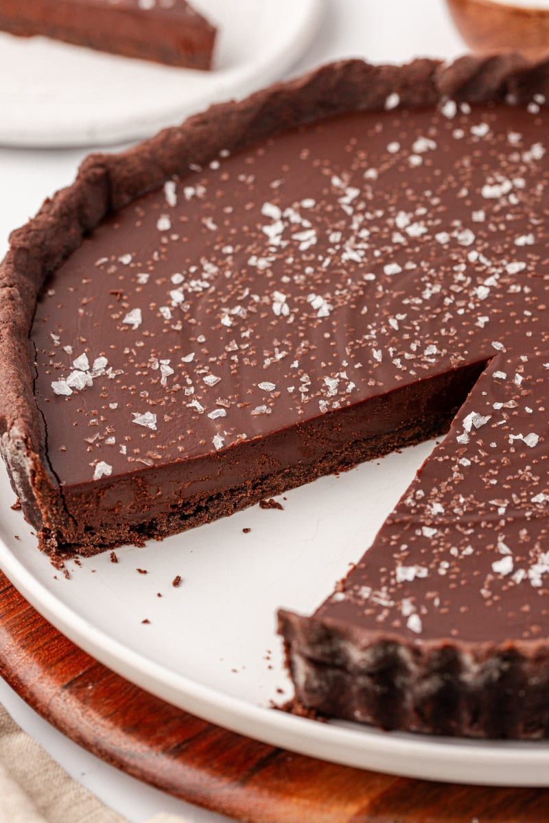 Dark Chocolate Tart With Sea Salt