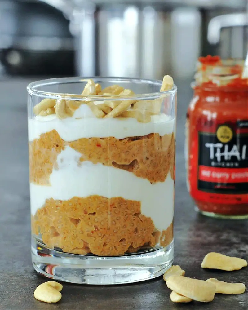 Savory Red Curry Chia Pudding