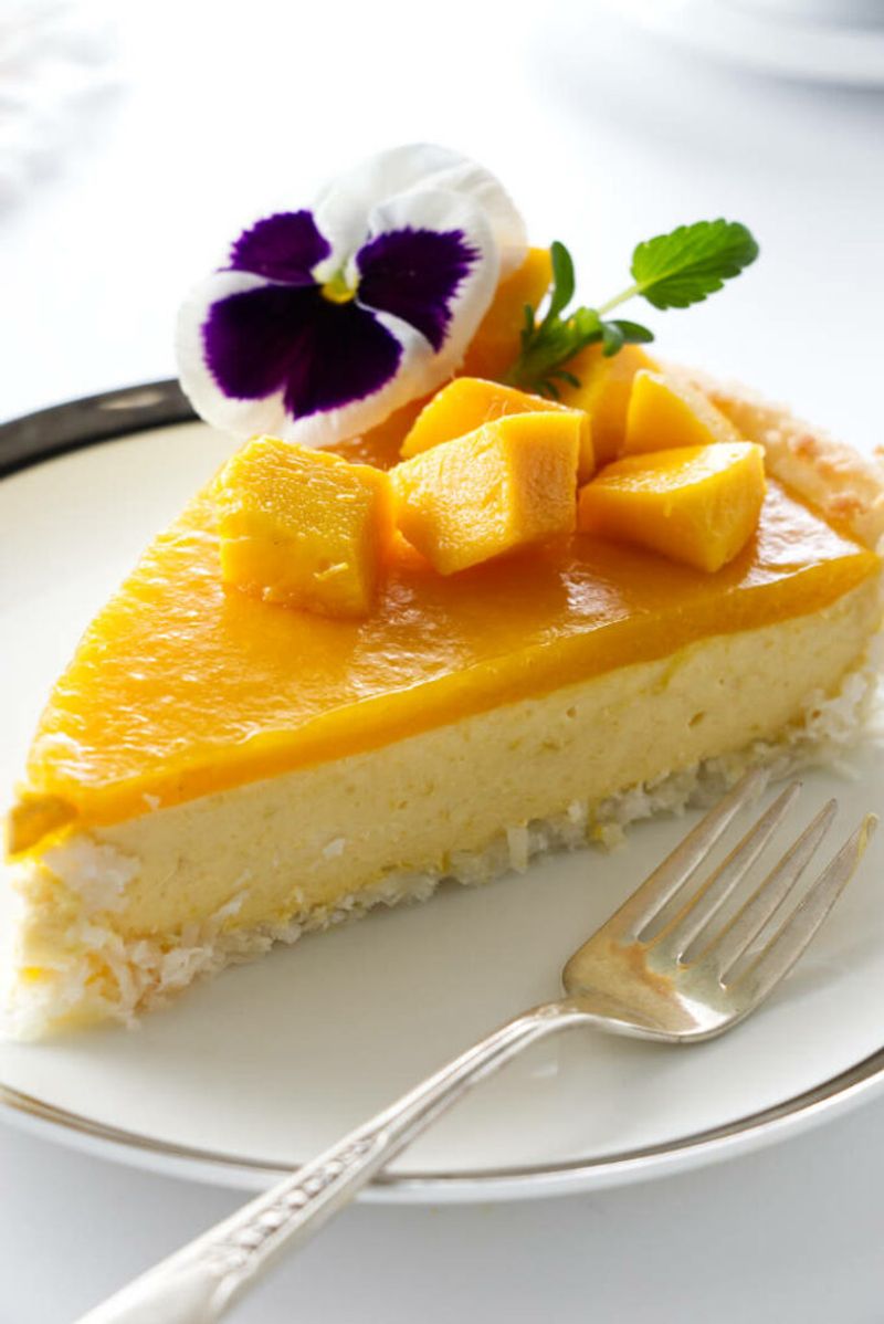 Mango Coconut Cream Tart