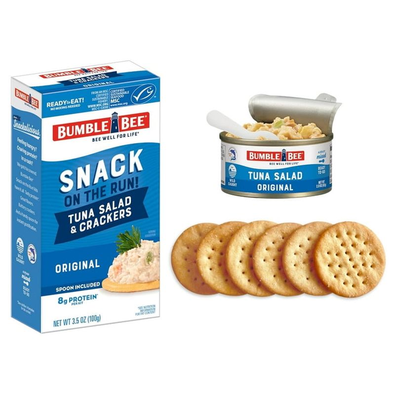 Bumble Bee Snack On The Run Tuna Salad With Crackers