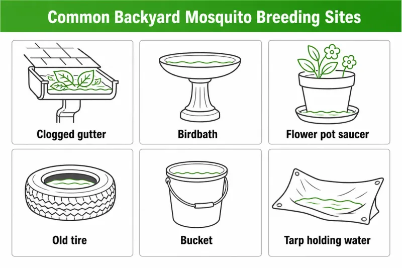 Build mosquito protection around the whole yard