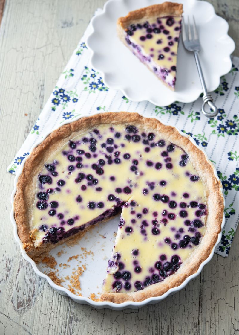 Mustikkapiirakka (Finnish Blueberry Pie)