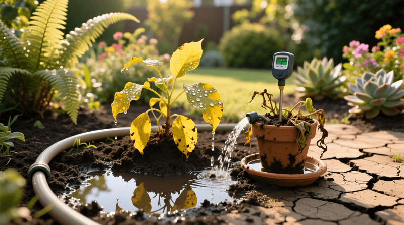 Read the soil and roots before you add water