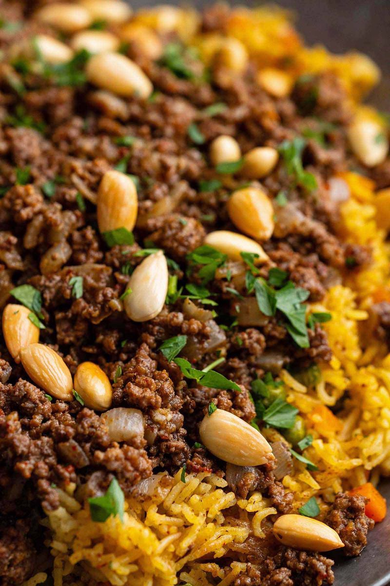Couscous With Ground Meat And Spices