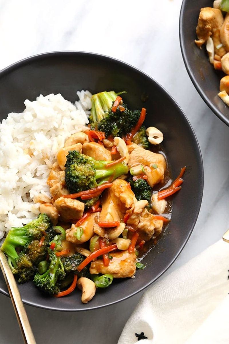 Chicken or Turkey Stir-Fry with Vegetables