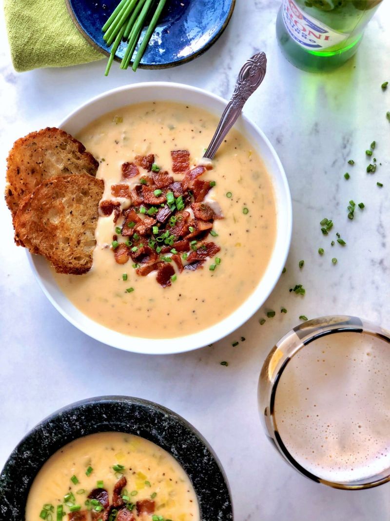 Wisconsin: Bacon Beer Cheese Soup