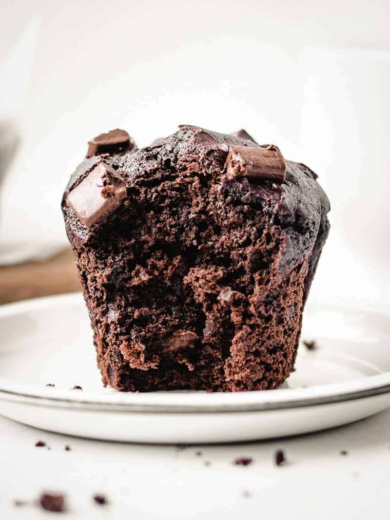 Double Chocolate Muffins That Eat Like Cake