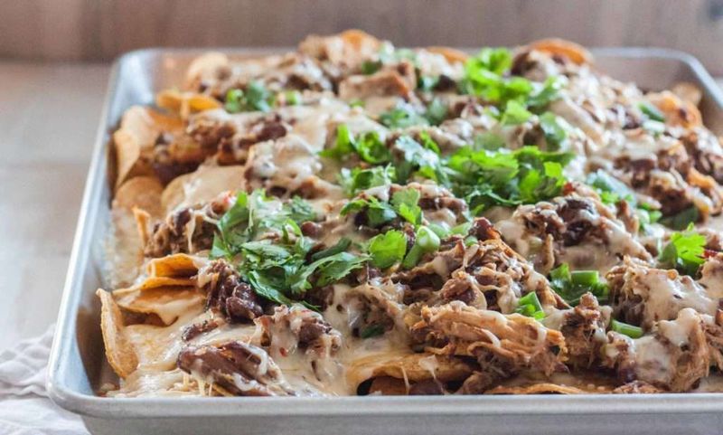 Shredded Chicken Nachos