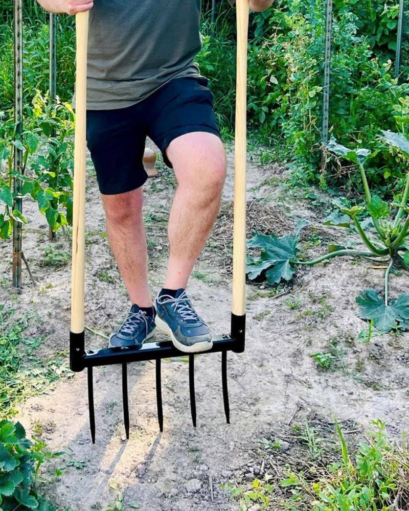 Loosen only soil that is genuinely compacted