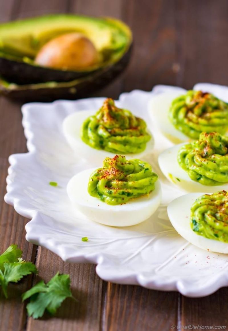 Avocado Deviled Eggs